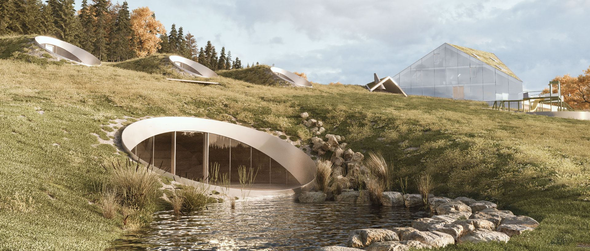 Interiér domu navrženého ateliérem JSME architekti